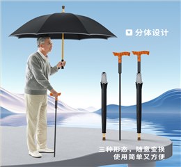 多功能拐杖伞