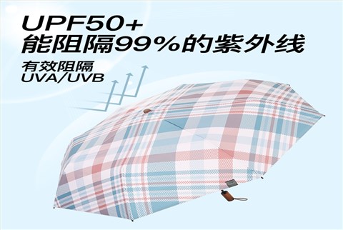 三折8骨格纹商务伞