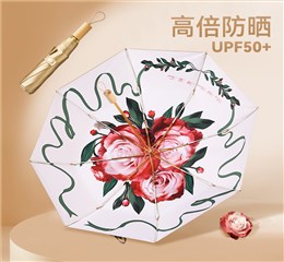 三折8骨钛金伞大花